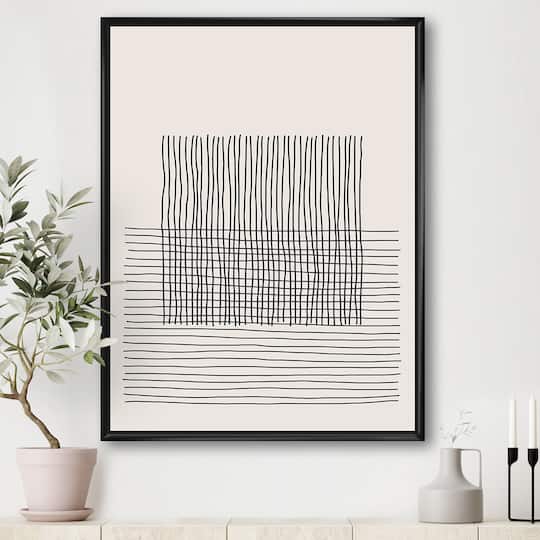 Designart - Minimal Geometric Lines And Squares V